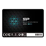 SP 256GB SSD 3D NAND A55 SLC Cache Performance Boost SATA III 2.5' 7mm (0.28') Internal Solid State Drive (SP256GBSS3A55S25)