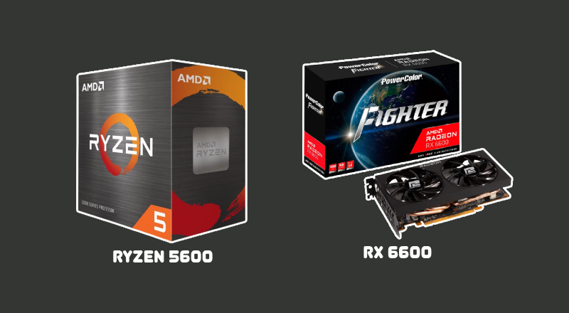 PC GAMER 5600 Y RX 6600