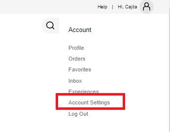 Configuración cuenta NIKE