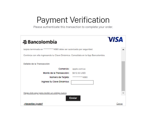 Clave dinámica Bancolombia 