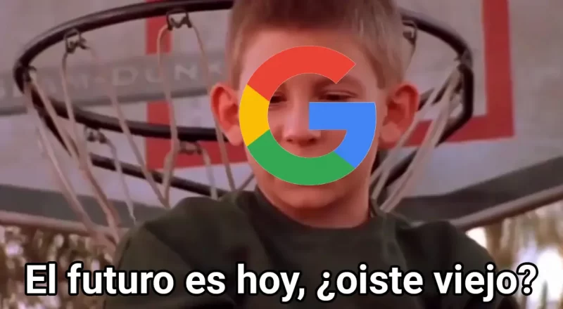 Logo Google con texto